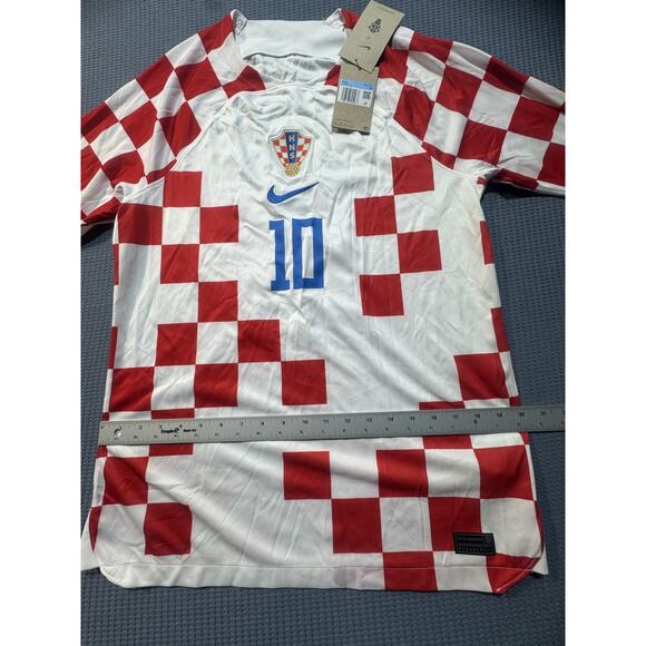 Nike Croatia National Team Soccer Men's Jersey Sz L White And Red Brand New - Picture 5 of 10